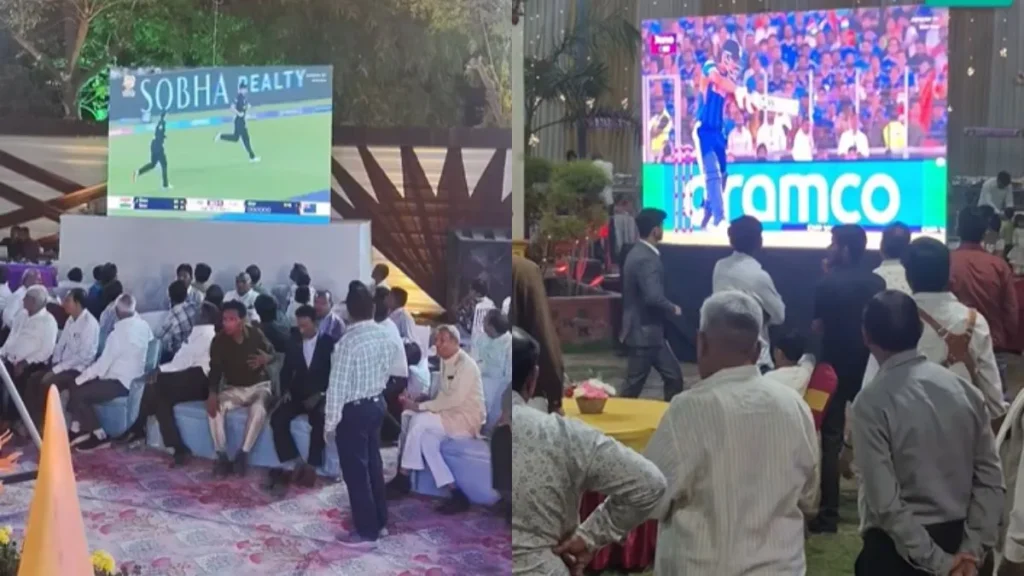 शादी और सगाई पर भी भारी पड़ा मैच, वायरल हो रहे Video को जरा आप भी देखिए