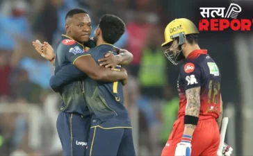 GT vs RCB: गुजरात टाइटंस के सामने 155 रन पर ढेर हुई RCB, अरशद खान ने 3 तो होल्डर-राशिद ने झटके 2-2 विकेट