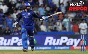 रयान रिकेल्टन ने जड़ा 44 गेंद पर शतक, सनथ जयसूर्या का 18 साल पुराना रिकॉर्ड तोड़ा