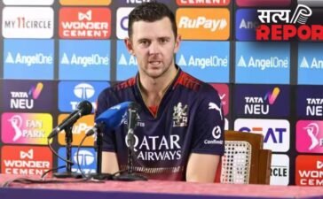 4 विकेट लेने के बावजूद खुश नही हैं जोश हेजलवुड, प्लेयर ऑफ द मैच लेते हुए जताई इस बात से नाराजगी