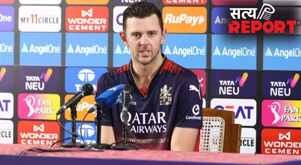 4 विकेट लेने के बावजूद खुश नही हैं जोश हेजलवुड, प्लेयर ऑफ द मैच लेते हुए जताई इस बात से नाराजगी