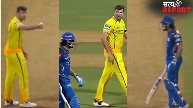 MI vs CSK: तिलक वर्मा और जेमी ओवटर्न के बीच मैदान पर दिखी गरमा-गरमी, अंपायर को करना पड़ा मामला हैंडल