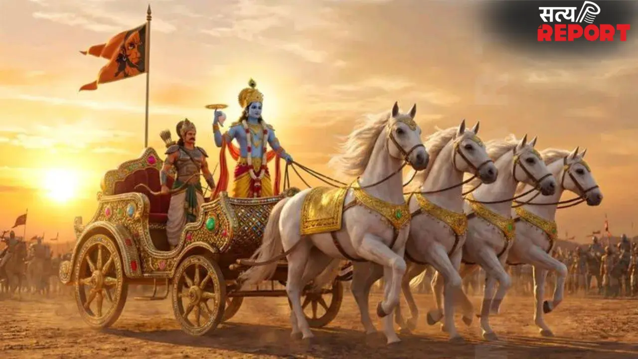 महाभारत का रहस्य: कृष्ण के सफेद घोड़े और योद्धाओं के अलग-अलग शंख, जानकर चौंक जाएंगे