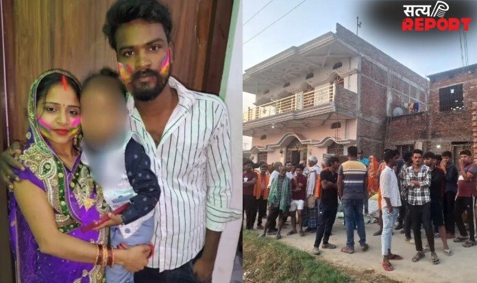 दामाद ने ससुराल में किया डबल मर्डर, पत्नी और सास की गला रेतकर हत्या