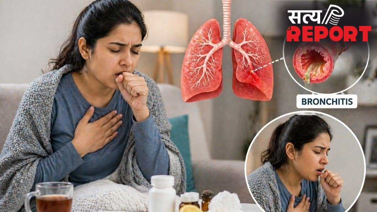 हल्का बुखार, लगातार खांसी, खांसी के साथ बलगम ब्रोंकाइटिस के हो सकते हैं लक्षण, डॉक्टर से जानिए बीमारी का कारण, प्रकार और बचाव