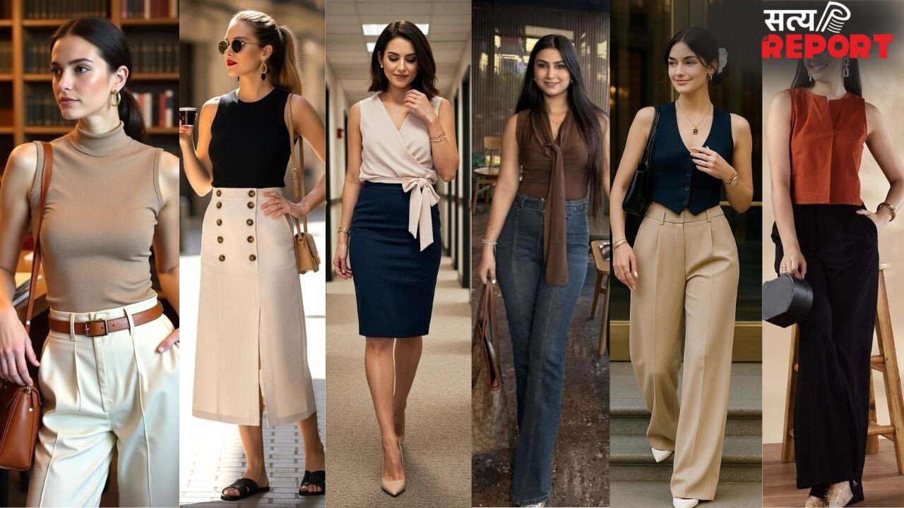 फैशन स्टाइलिंग टिप्स: ऑफिस में Sleeveless Tops के साथ पहनें ऐसे बॉटम वियर, मिलेगा एलिगेंट और क्लासी लुक