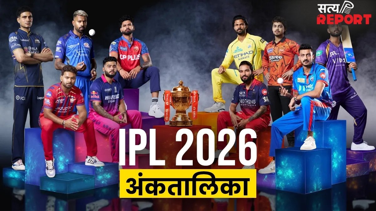 IPL 2026 Points Table: आधे सीजन के बाद कुछ ऐसी है पॉइंट्स टेबल, प्लेऑफ की रेस हुई दिलचस्प