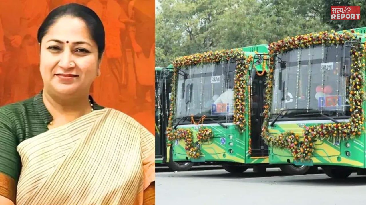 CM रेखा गुप्ता ने 200 नई इलेक्ट्रिक बसों को दिखाई हरी झंडी, कहा- दिल्ली को बनाएंगे प्रदूषण मुक्त