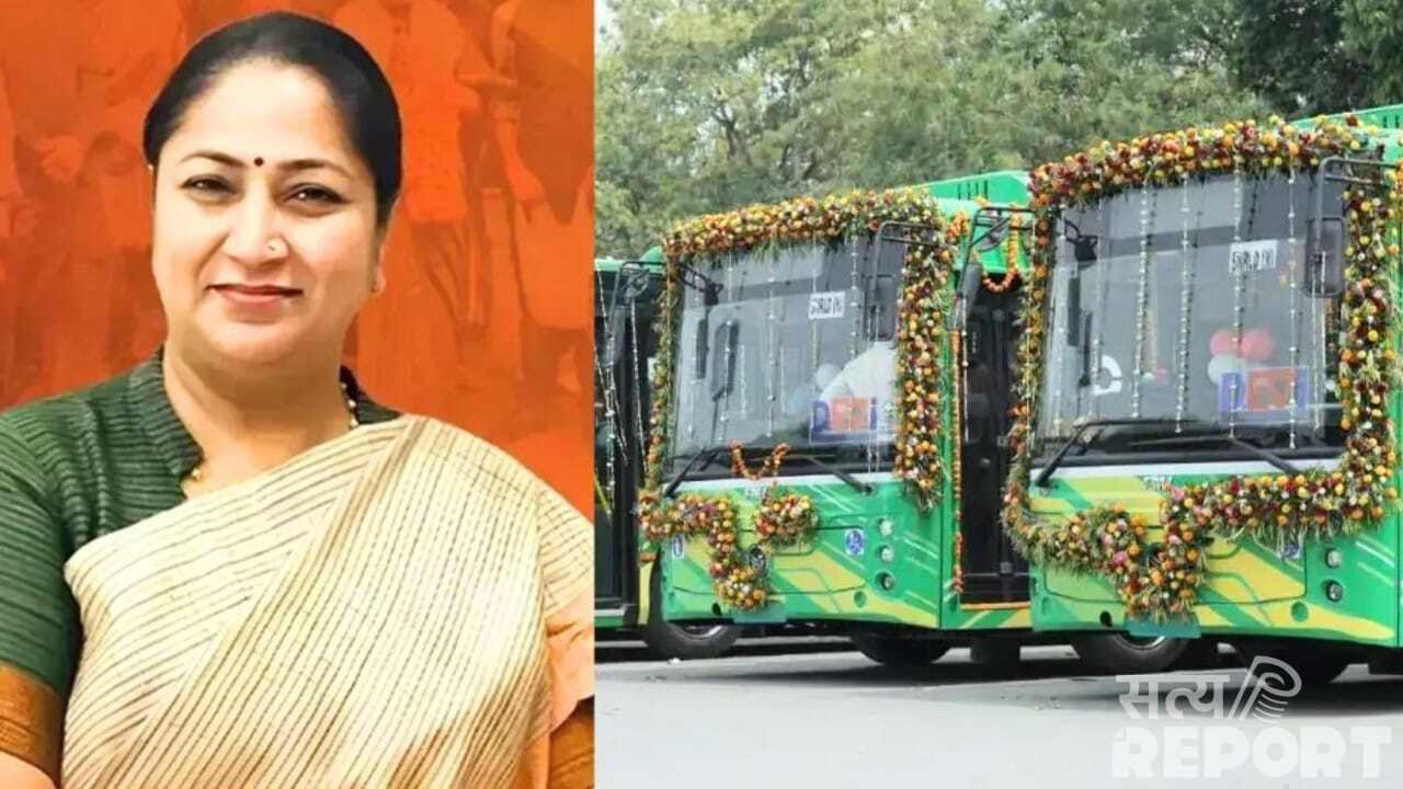 CM रेखा गुप्ता ने 200 नई इलेक्ट्रिक बसों को दिखाई हरी झंडी, कहा- दिल्ली को बनाएंगे प्रदूषण मुक्त