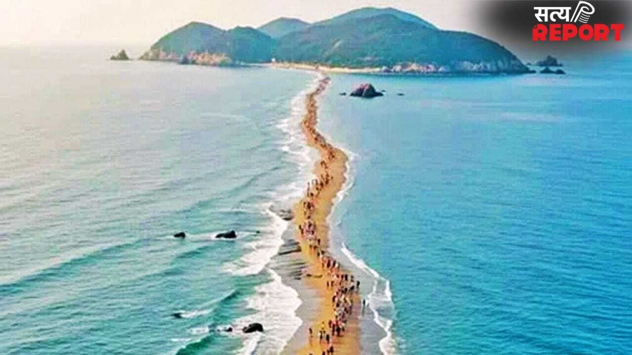 अचानक दो हिस्सों में बंट जाता है समुद्र…बन जाता है रास्ता, यहां है ये हैरान करने वाली जगह