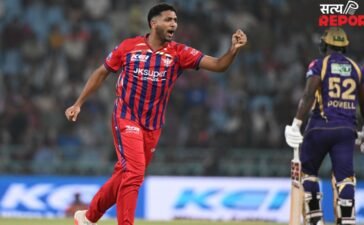 6 फीट 3 इंच लंबे गेंदबाज ने KKR की बैटिंग की उड़ाई धज्जियां, आधी टीम को अकेले दिखाया पवेलियन का रास्ता