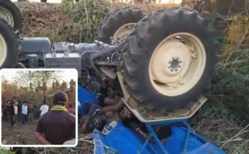 एमपी के अनूपपुर में भीषण सड़क हादसा… ट्रैक्टर-ट्राली पलटने से चार दोस्तों की मौके पर ही मौत