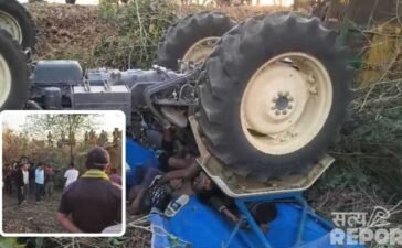 एमपी के अनूपपुर में भीषण सड़क हादसा… ट्रैक्टर-ट्राली पलटने से चार दोस्तों की मौके पर ही मौत
