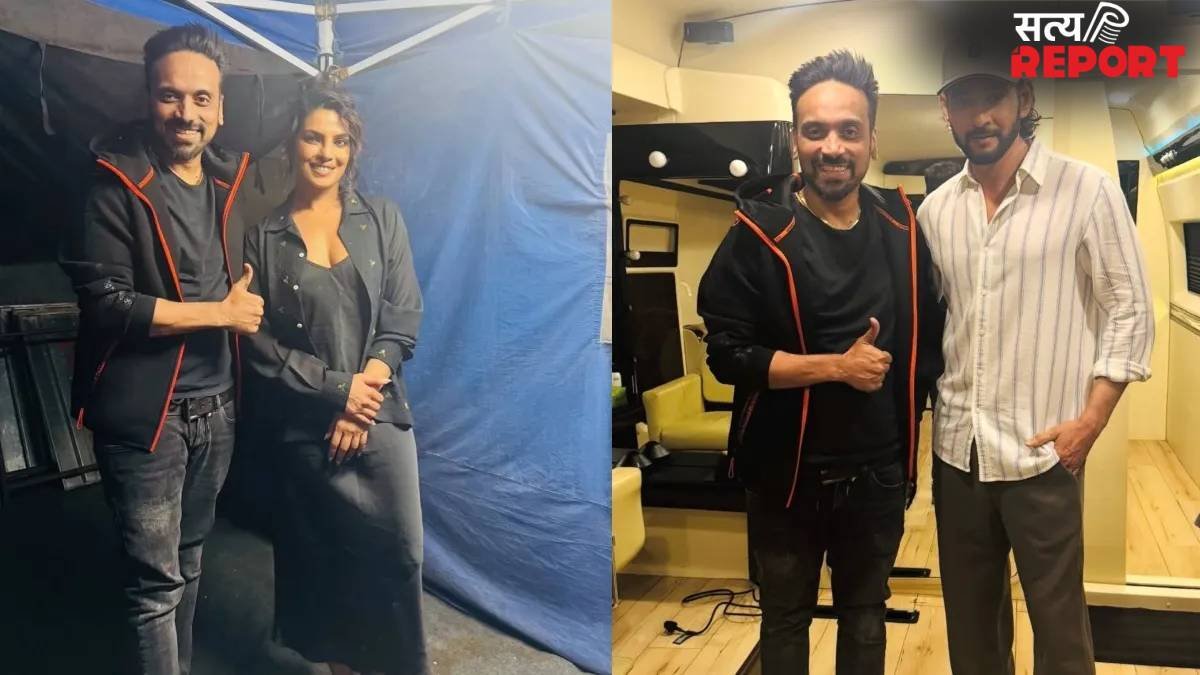 वाराणसी के सेट से सामने आई महेश बाबू और प्रियंका चोपड़ा की तस्वीर, PC के चेहरे पर दिखी थकान, BTS फोटो ने मचाई हलचल