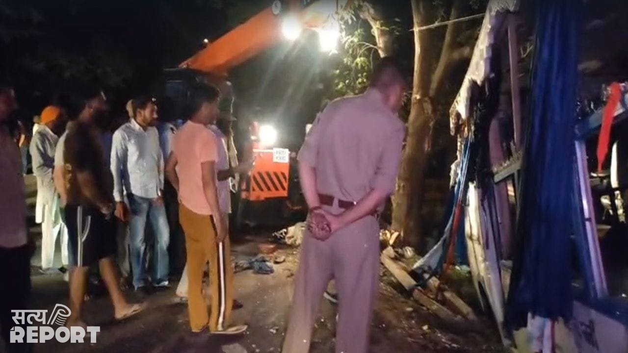 पंजाब के फतेहगढ़ साहिब में भीषण हादसा, श्रद्धालुओं से भरी बस पलटी, 6 की मौत; 25 घायल