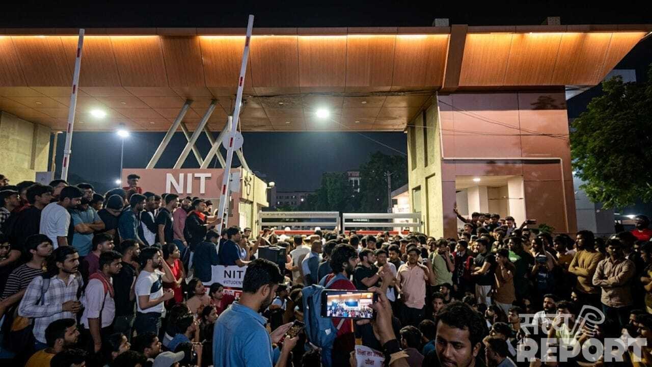 NIT कुरुक्षेत्र में बिहार की छात्रा के सुसाइड पर हंगामा, छात्रों ने प्रोफेसर पर लगाए गंभीर आरोप; अब CBI जांच की मांग