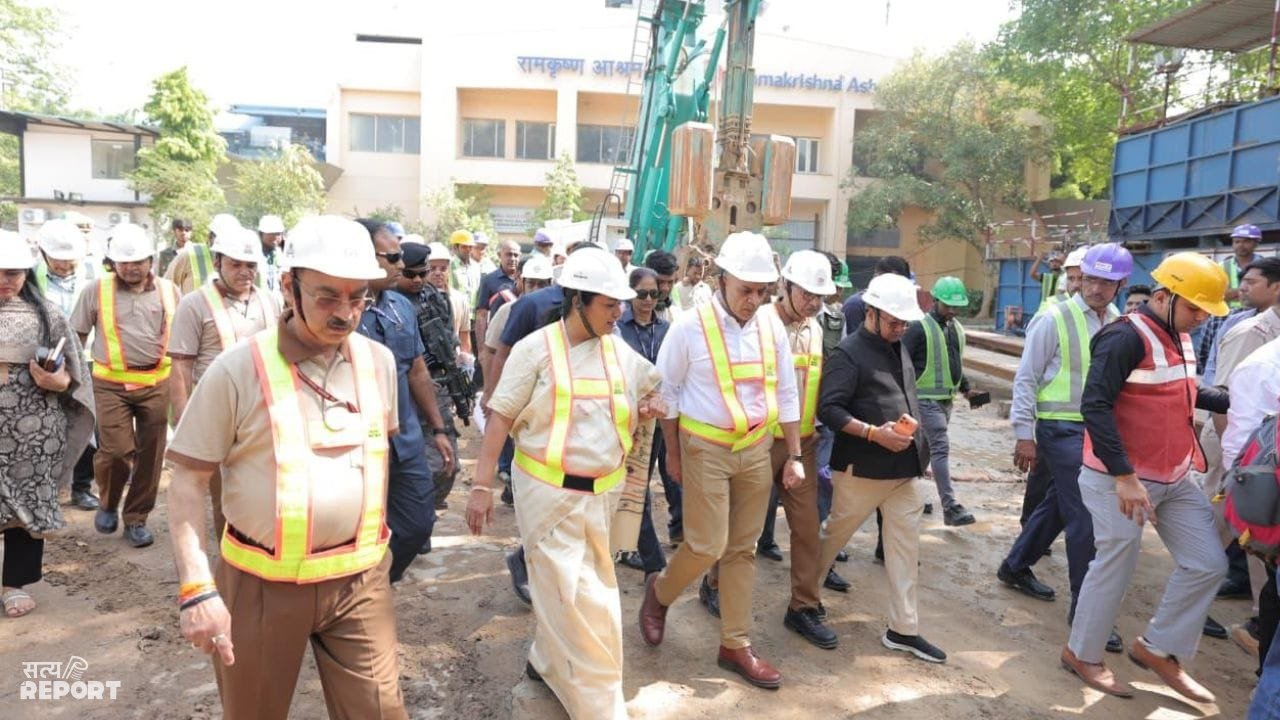 मेट्रो फेज-4 का CM रेखा गुप्ता ने किया औचक निरीक्षण, समय पर काम पूरा करने के निर्देश