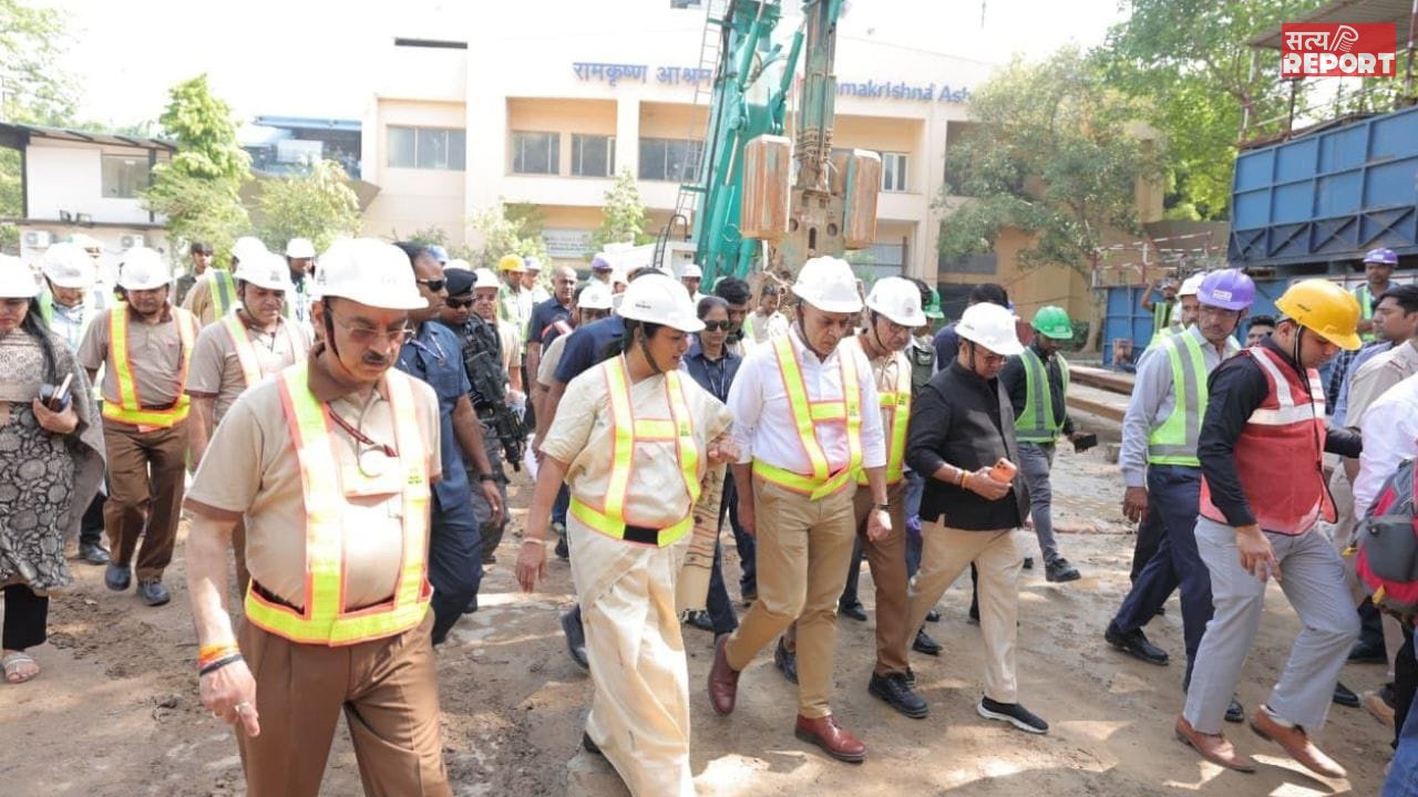 मेट्रो फेज-4 का CM रेखा गुप्ता ने किया औचक निरीक्षण, समय पर काम पूरा करने के निर्देश