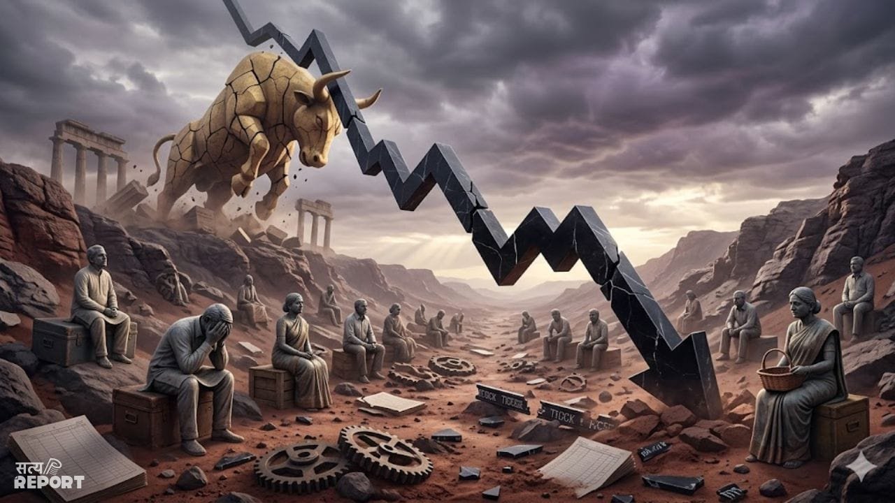 बाजार की तेजी पर ‘होर्मुज’ का ग्रहण! सेंसेक्स-निफ्टी ने गंवाई पूरी बढ़त, इन 6 कारणों से डूबी निवेशकों की कमाई