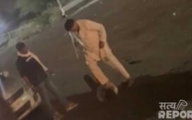 सड़क पर पटका, फिर छाती पर रखे पैर… शिवपुरी में युवक की दबंगई का वीडियो वायरल