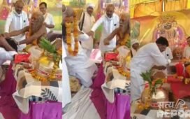 Who is Sitaram Baba? कौन हैं सीताराम बाबा, जिन्होंने बीजेपी विधायक को कस-कसकर मारे मुक्के और दिया धक्का?