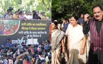 नारी शक्ति वंदन अधिनियम पर बवाल: 10 हजार महिलाओं का राहुल गांधी के घर मार्च, कांग्रेस पर बरसीं CM रेखा