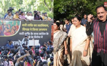 नारी शक्ति वंदन अधिनियम पर बवाल: 10 हजार महिलाओं का राहुल गांधी के घर मार्च, कांग्रेस पर बरसीं CM रेखा