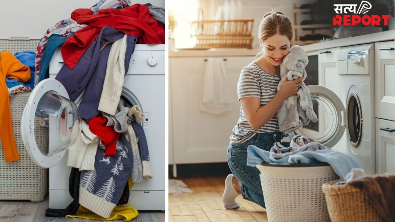 वाशिंग मशीन में एक साथ ज्यादा कपड़े धोते समय न करें ये गलती, सुरक्षा के लिए रखें इन 5 बातों का ध्यान