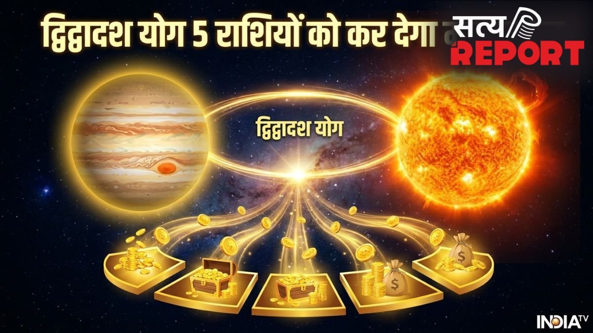 Dwi Dwadash Yog: 15 मई को गुरु-सूर्य के बीच बनेगा द्विद्वादश योग, 5 राशियों के करियर को मिलेगी बड़ी उड़ान
