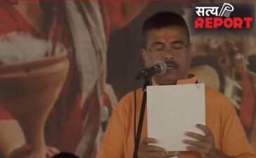 Suvendu Adhikari Oath : शुभेंदु अधिकारी ने ली बंगाल के CM पद की शपथ, चुनाव में ममता को दी थी शिकस्त