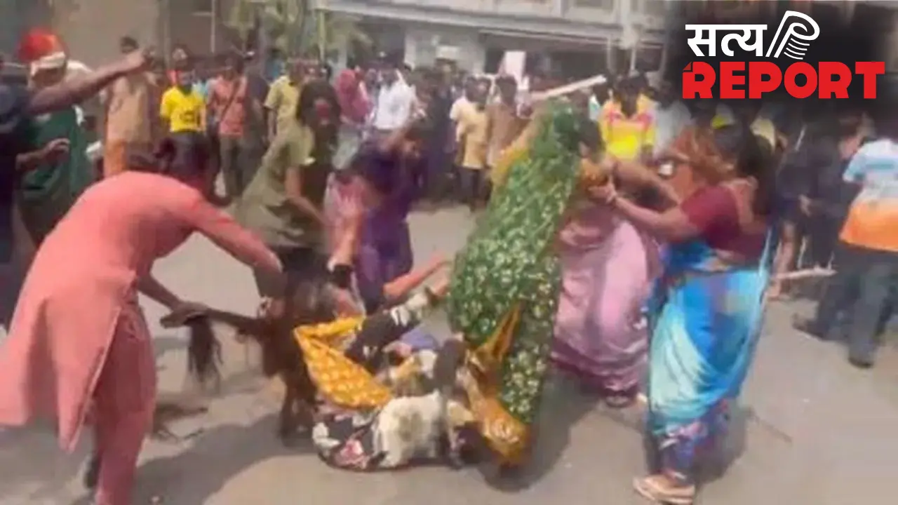 उल्हासनगर में पुलिस में शिकायत के बाद महिला पर बेरहमी से हमला, बाल काटकर चप्पलों की माला पहनाई