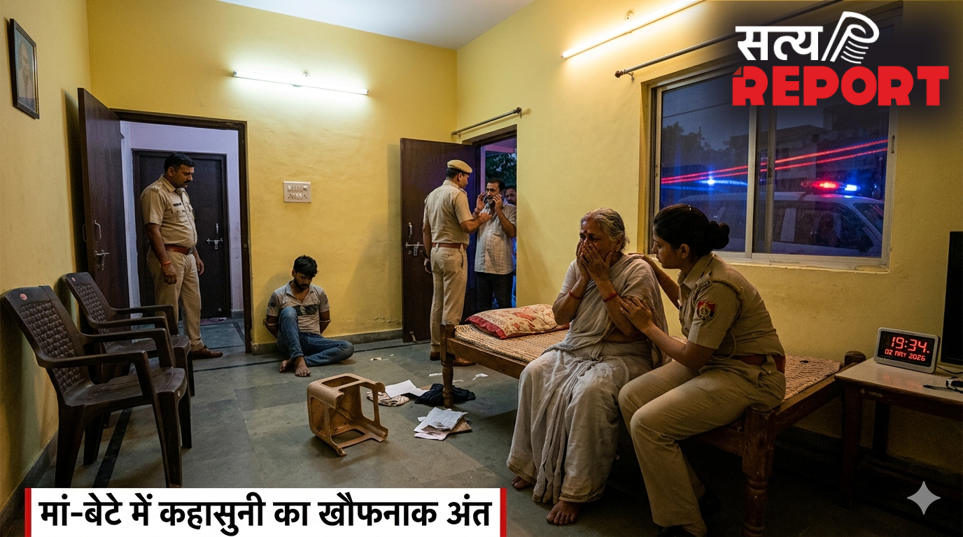 UP BIG NEWS: मां-बेटे में कहासुनी का खौफनाक अंत, एक ने खा लिया जहर, तो दूसरे की सदमे ने ली जान