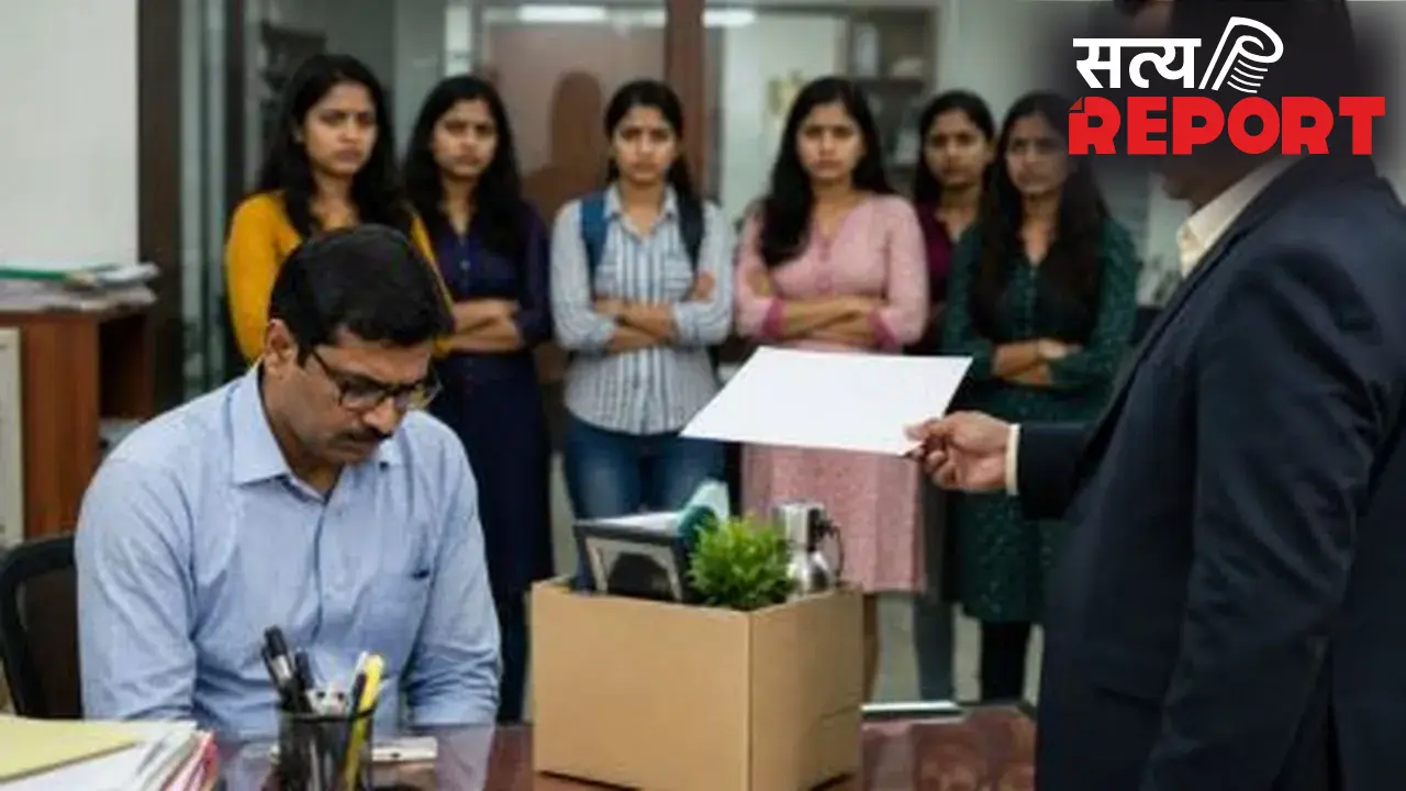 छात्राओं को आपत्तिजनक सामग्री भेजने के आरोप में क्लर्क निलंबित, वर्धा हिंदी विश्वविद्यालय में बड़ा विवाद सामने