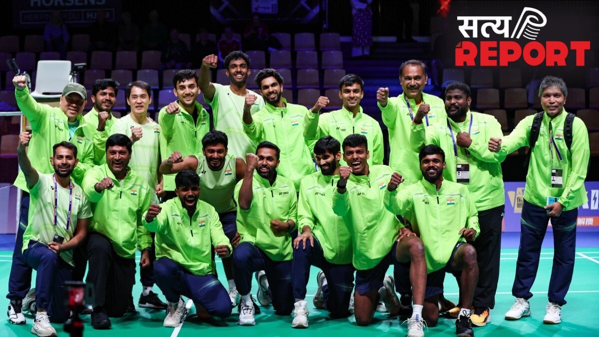 चीनी ताइपे को 3-0 से रौंद भारत थॉमस कप के सेमीफाइनल में, दो मैच पॉइंट बचाकर लक्ष्य सेन बने हीरो