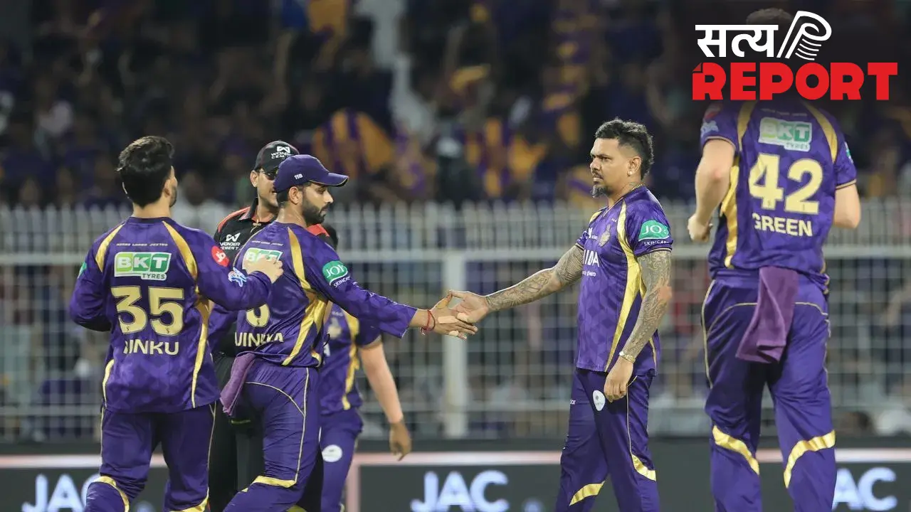 रनों के पहाड़ के चलते प्वाइंट्स टेबल टॉप नहीं कर पाई Gujarat Titans, कोलकाता नाइट राइडर्स ने 29 रन से जीता मैच