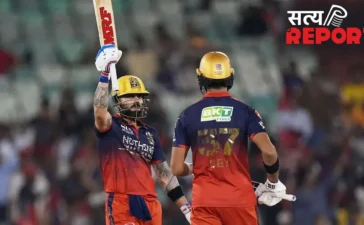 रायपुर में KKR पर भारी पड़ा कोहली का शतक, ‘चेजमास्टर’ ने खेली नाबाद 105 रन की शतकीय पारी, 6 विकेट से जीता RCB
