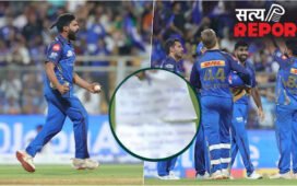 MI vs LSG: ‘जय श्री राम…’ पहला विकेट लेते ही रघु शर्मा ने जेब से निकाली पर्ची, इमोशनल नोट ने खींचा ध्यान