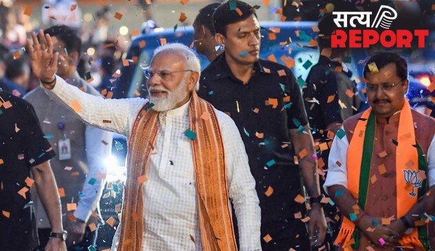 पीएम मोदी बोलेः आज गंगोत्री से गंगासागर तक कमल ही कमल ही कमल