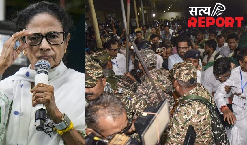 अभी अभीः ममता बनर्जी का खुलासाः धक्के देकर पीटा, दोबारा हो चुनाव