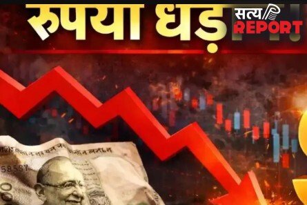 रुपया धड़ाम! डॉलर के मुकाबले 139 पैसे की बड़ी गिरावट