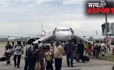 Breaking news : चंडीगढ़ में लैंडिंग के बाद अचानक फटा पावर बैंक, लग गई आग; यात्रियों की अटकी सांसें