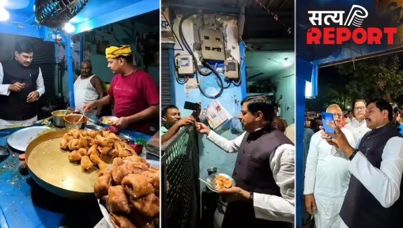 आधी रात ठेला देख समोसा खाने पहुंचे सीएम, दुकान वाले ने कहा- 10 रुपये का है