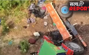 मंदिर जा श्रद्धालुओं से भरे ट्रैक्टर को लॉरी ने मारी टक्कर, छह की मौत; मची चीख पुकार