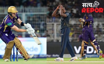 KKR vs GT: फिन एलेन-अंगकृष रघुवंशी ने किया गुजरात टाइटंस का काम-तमाम, कोलकाता नाइट राइडर्स 29 रनों से जीता KKR vs GT: फिन एलेन-अंगकृष रघुवंशी ने किया गुजरात टाइटंस का काम-तमाम, कोलकाता नाइट राइडर्स 29 रनों से जीता