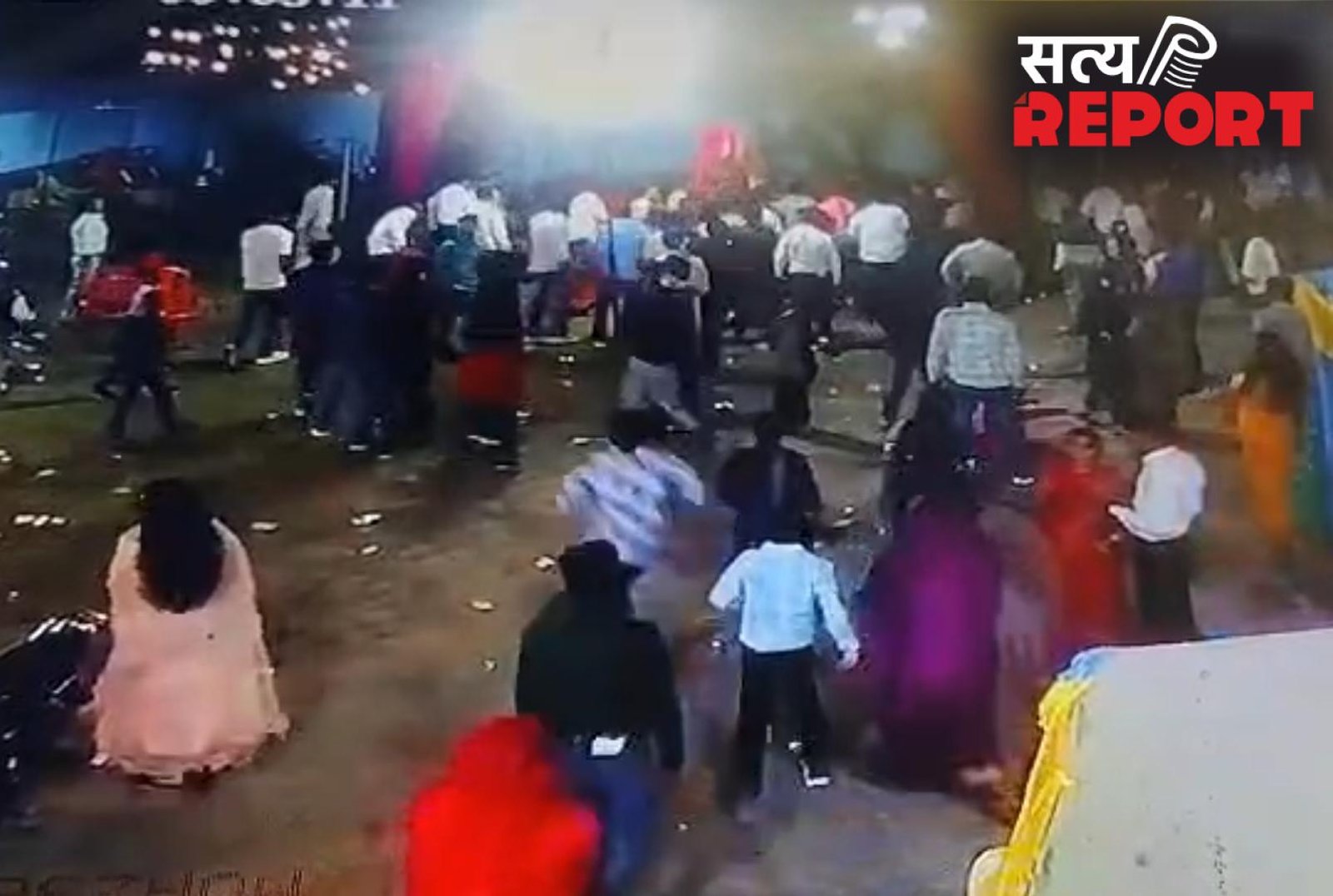 शादी समारोह में शराबियों का तांडव, लाठी-डंडों लोहे की रॉड से पिटाई, CCTV में कैद