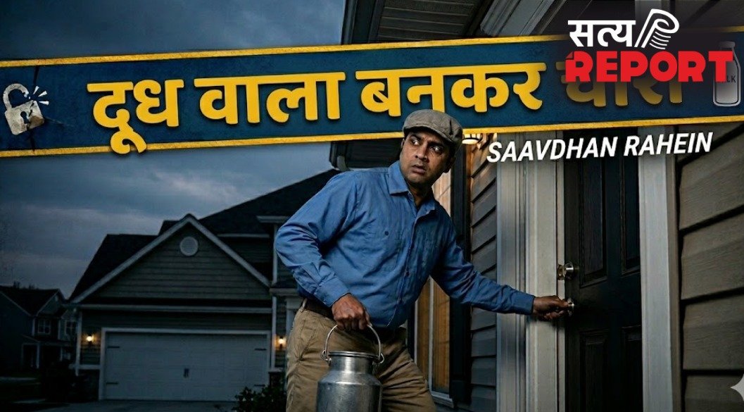 UP NEWS: ”दूध वाला” बनकर फिल्मी अंदाज में की चोरी…सोने की चूड़ियां, गले की चेन ले उड़े शातिर
