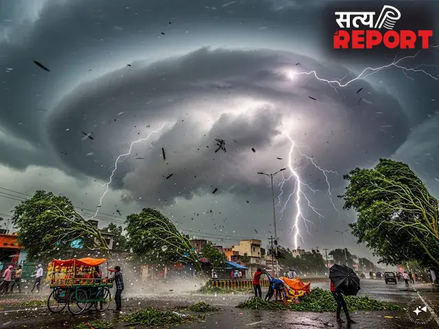 देश के 11 राज्यों में मौसम का कहर, आंधी-तूफान, बारिश और ओलावृष्टि का IMD अलर्ट जारी