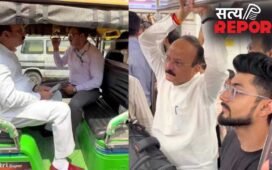 दिल्ली: PM मोदी की अपील का असर, मेट्रो और ई-रिक्शा से संवाद कार्यक्रम में पहुंचे शिक्षा मंत्री