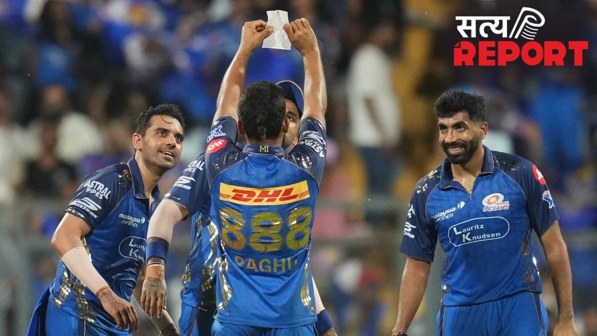 15 साल का इंतजार खत्म, 33 साल के खिलाड़ी ने पहला IPL विकेट लेने के बाद लहराया जय श्री राम लिखा पर्चा