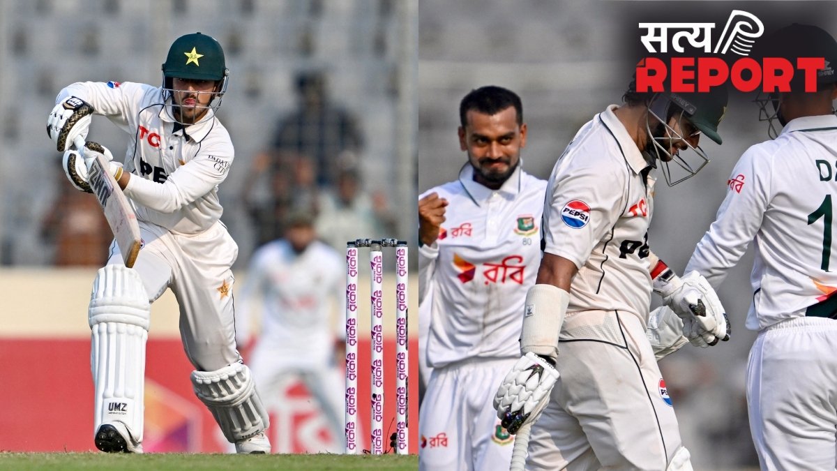 BAN Vs PAK1st Test: तीसरे दिन का खेल हुआ खत्म, बांग्लादेश के पास 34 रनों की बढ़त